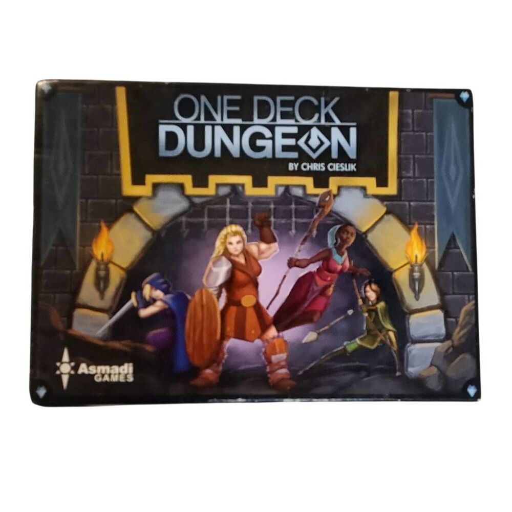 One Deck Dungeon Board Game Asmadi Games Chris Cieslik Dice Card Dungeon Crawler